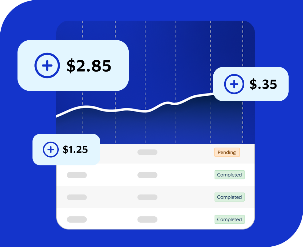 Chart track your earnings